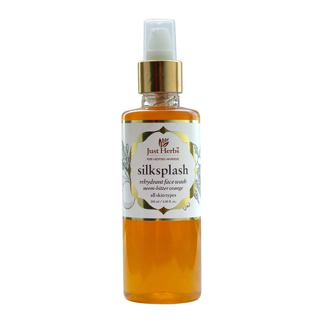 Just Herbs Silksplash Face Wash for all Skin Types - Paraben & SLS Free