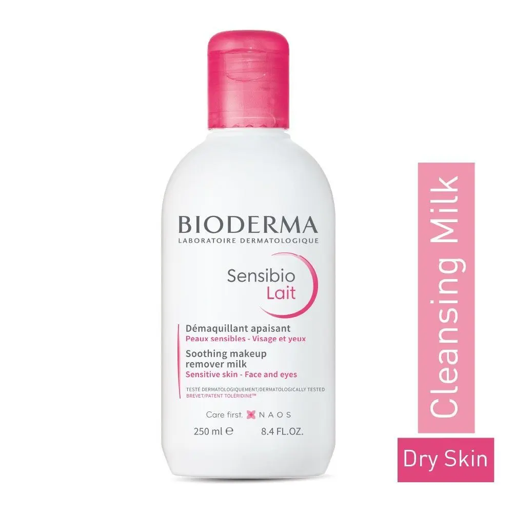 Bioderma Sensibio Lait Demaquillant Soothing makeup removing milk that gently cleanses sensitive skin, 250ml