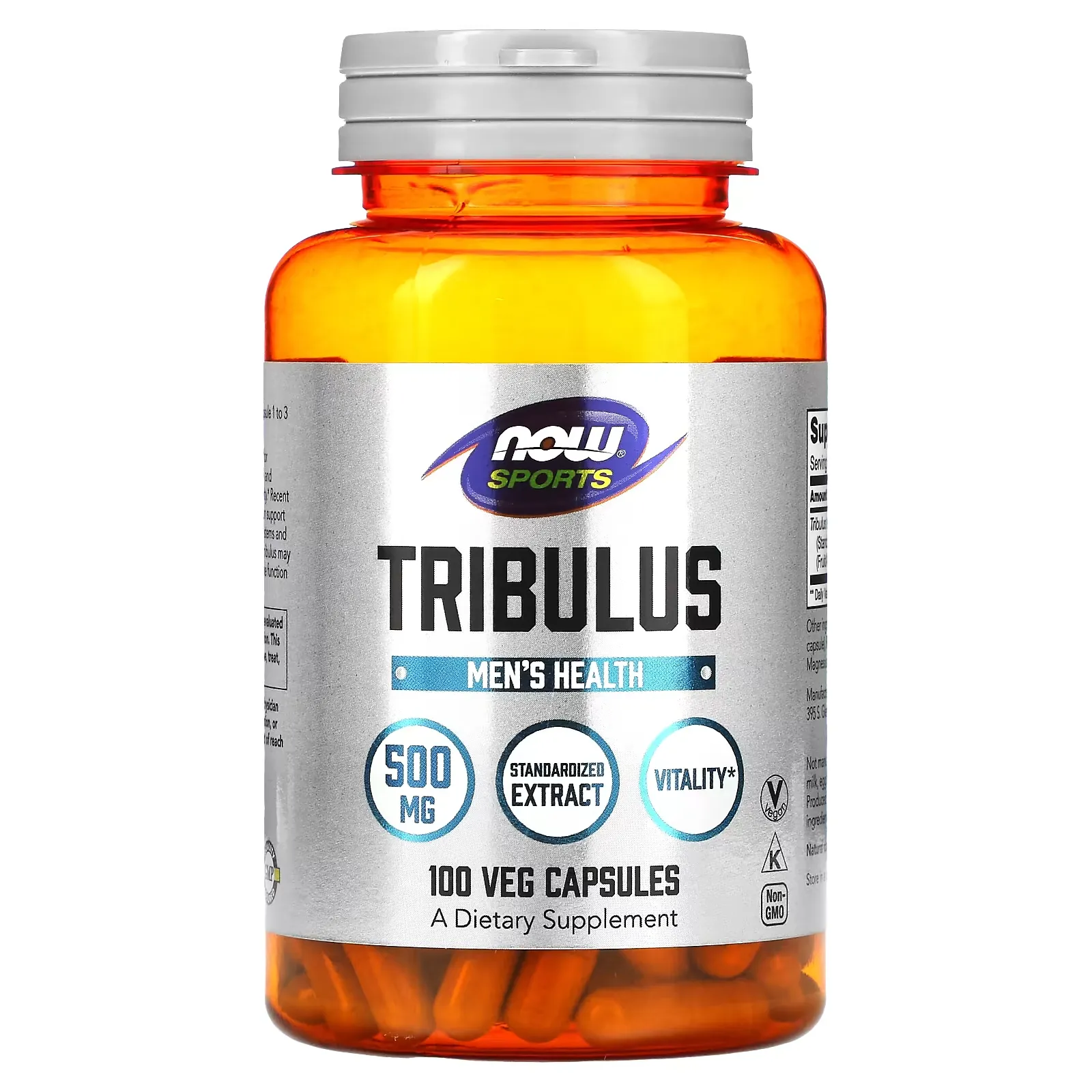 Sports, Tribulus, Men's Health, 500 mg, 100 Veg Capsules