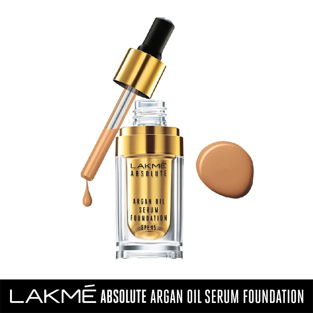 Lakme Absolute Argan Oil Serum Foundation SPF 45 - Cool Cinnamon