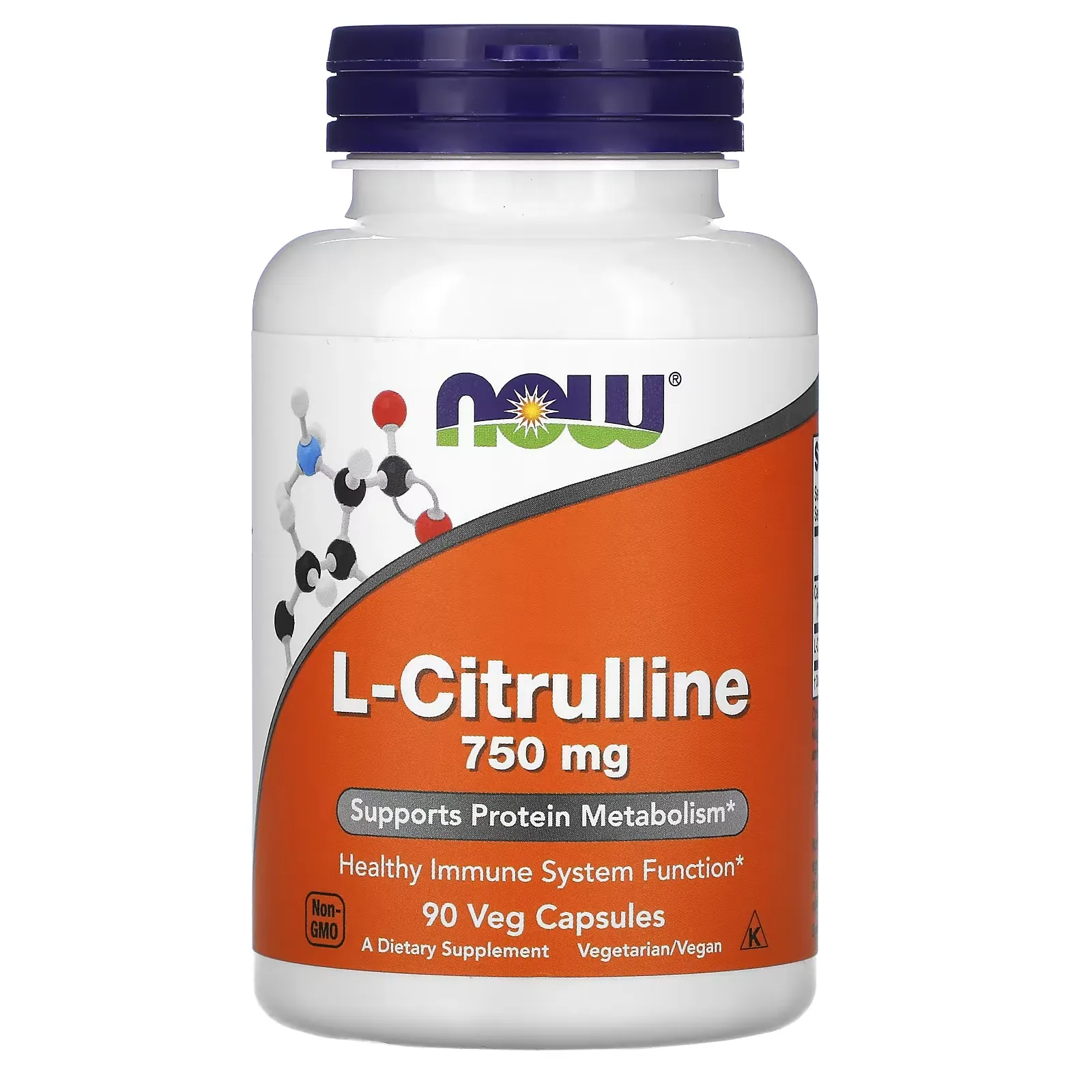 L-Citrulline, 750 mg, 90 Veg Capsules