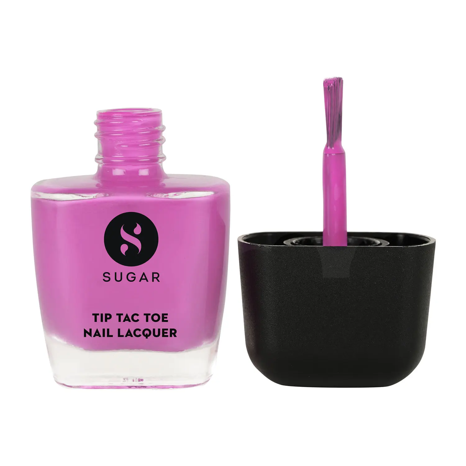 SUGAR Cosmetics Tip Tac Toe Nail Lacquer Classic - 01 Pink Positive