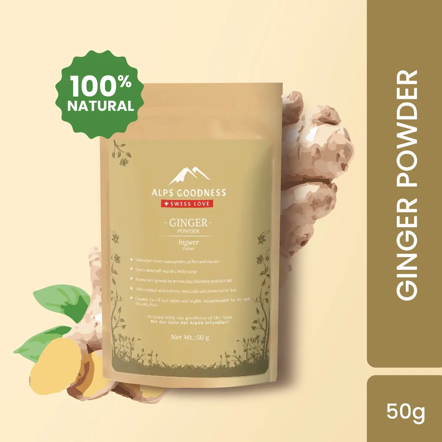 Alps Goodness Powder - Ginger (50 gm)