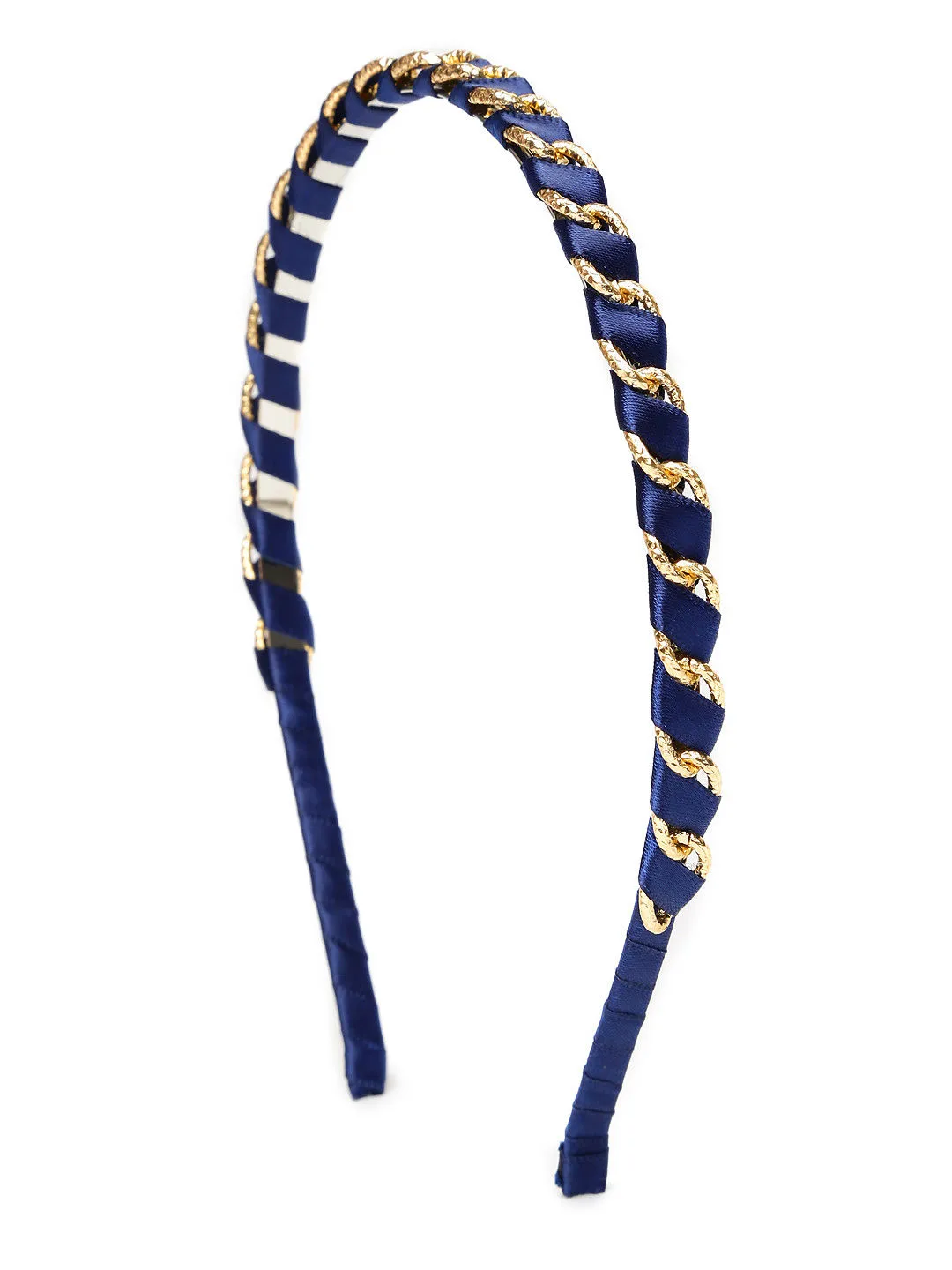 Toniq Navy Wired Hair Band