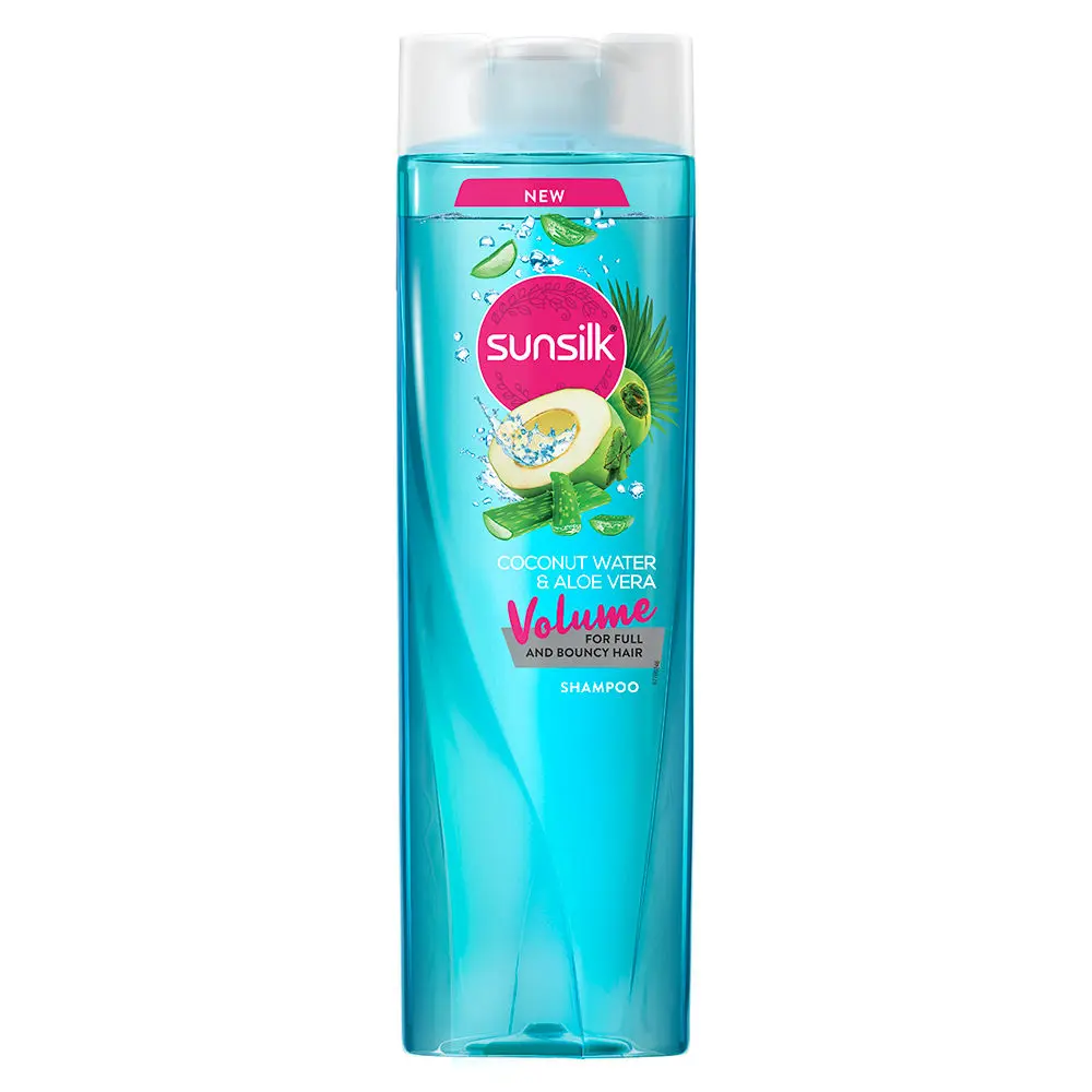 Sunsilk Coconut Water & Aloe Vera Volume Hair Shampoo (370 ml)