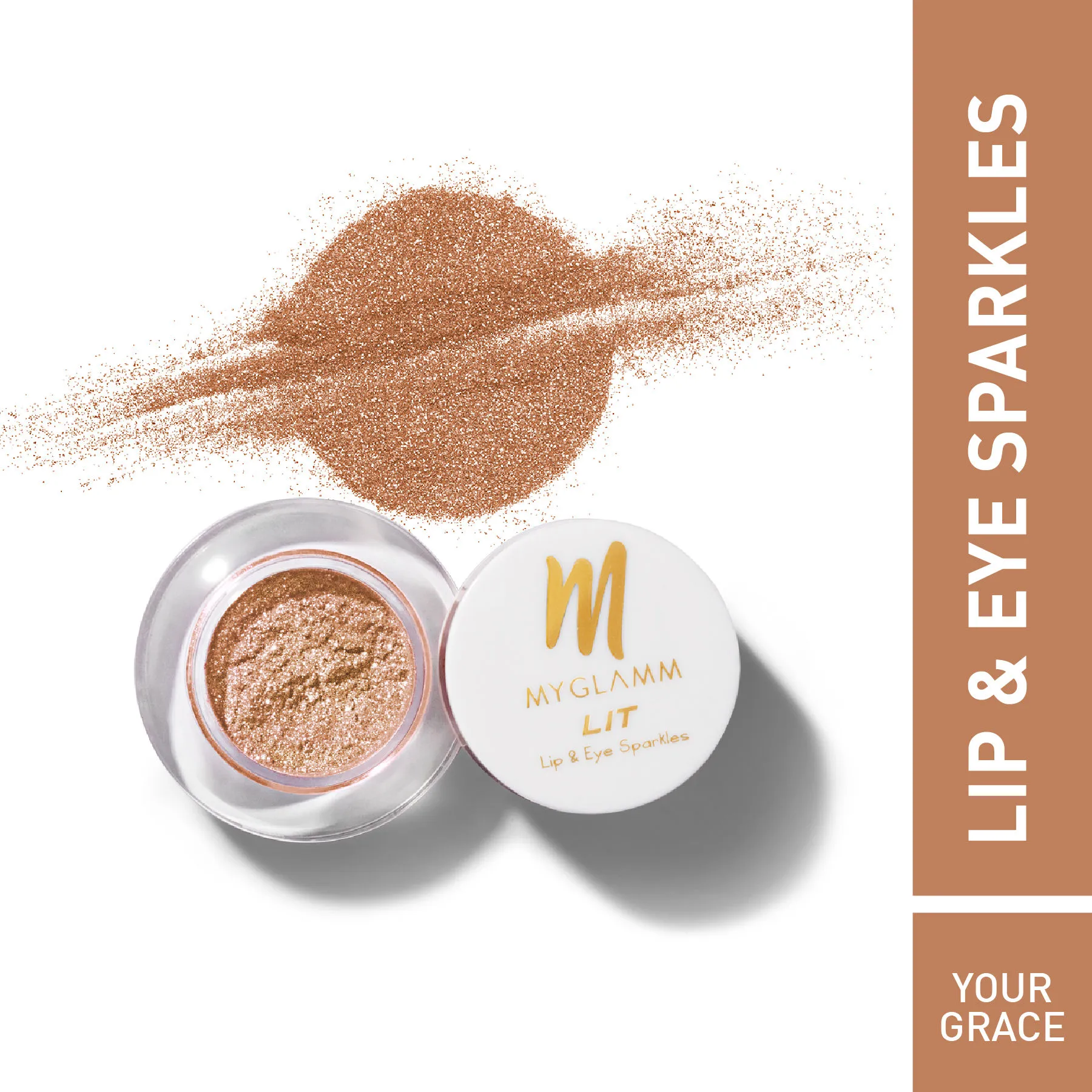 MyGlamm LIT Lip & Eye Sparkles-Your Grace