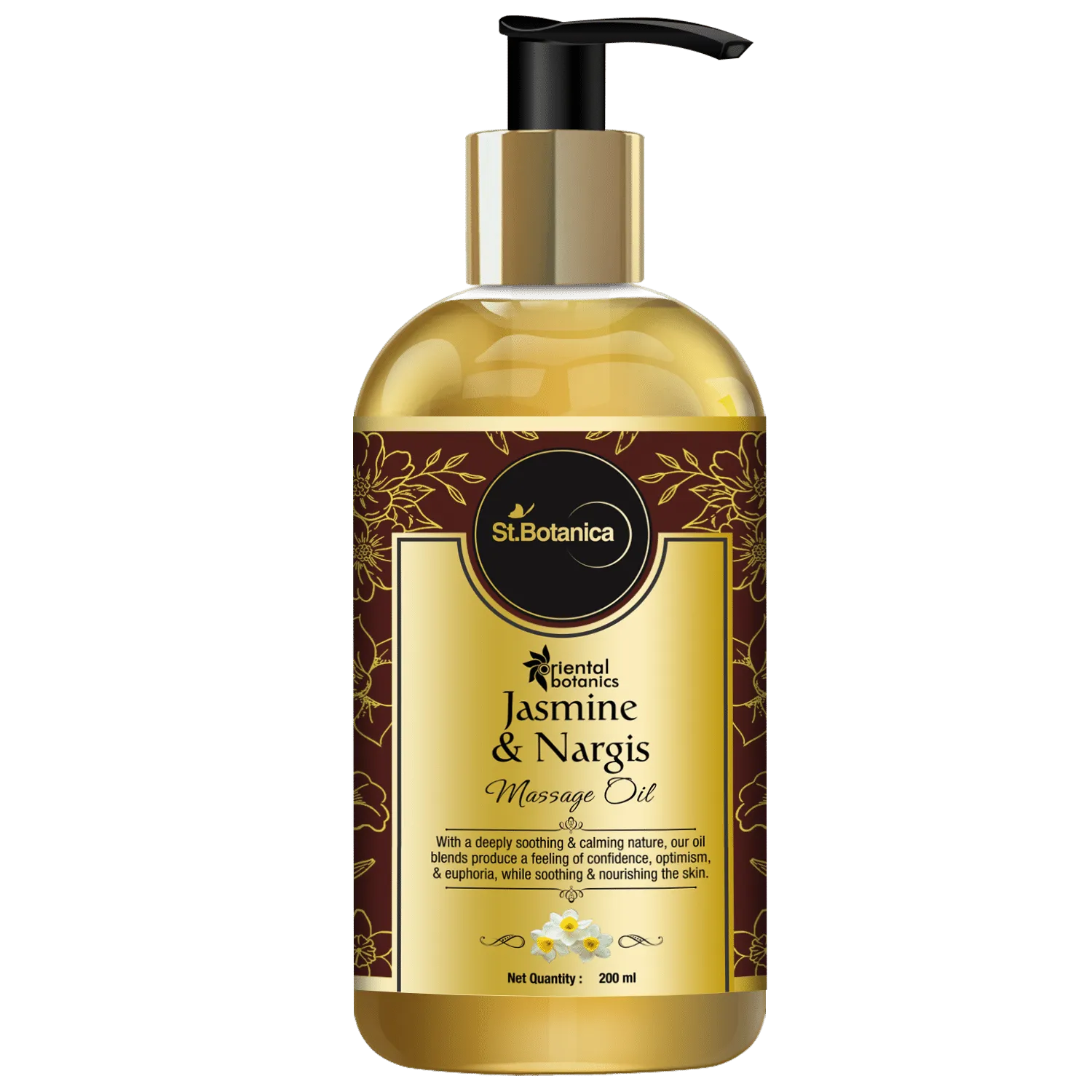 Oriental Botanics Jasmine & Nargis Body Massage Oil