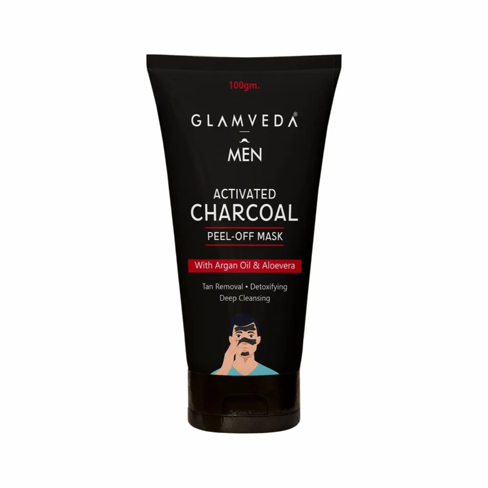 Glamveda Men Activated Charcoal Peel Off Mask