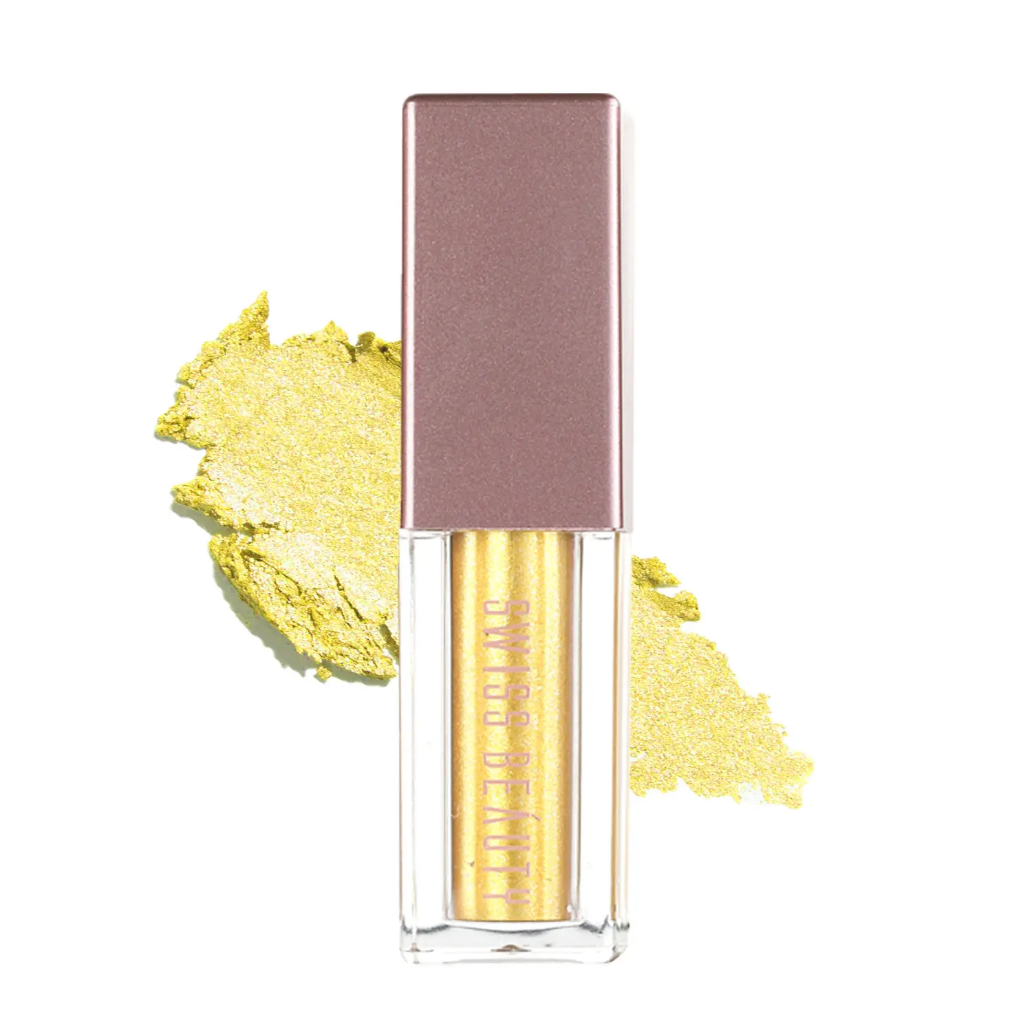 Swiss Beauty Metallic Liquid Eyeshadow - Gold -01 (3 ml)