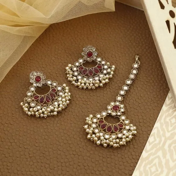 Bling Bag Rati Phool Maang Tikka Set