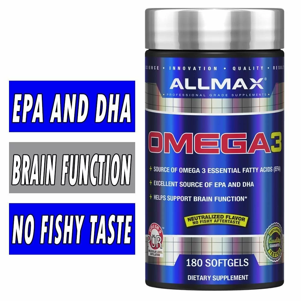 Allmax Omega-3 - 180 Softgels