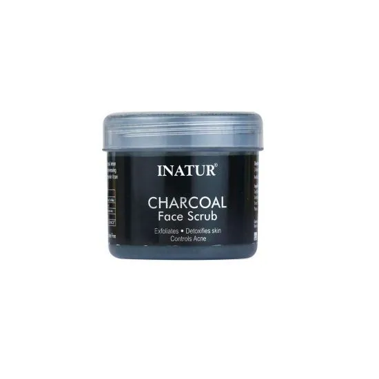 Inatur Charcoal Face Scrub