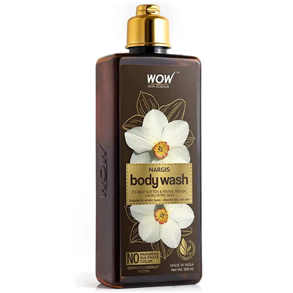 WOW Skin Science Nargis Body Wash,  250 ml  Ideal for Dry, Dull Skin