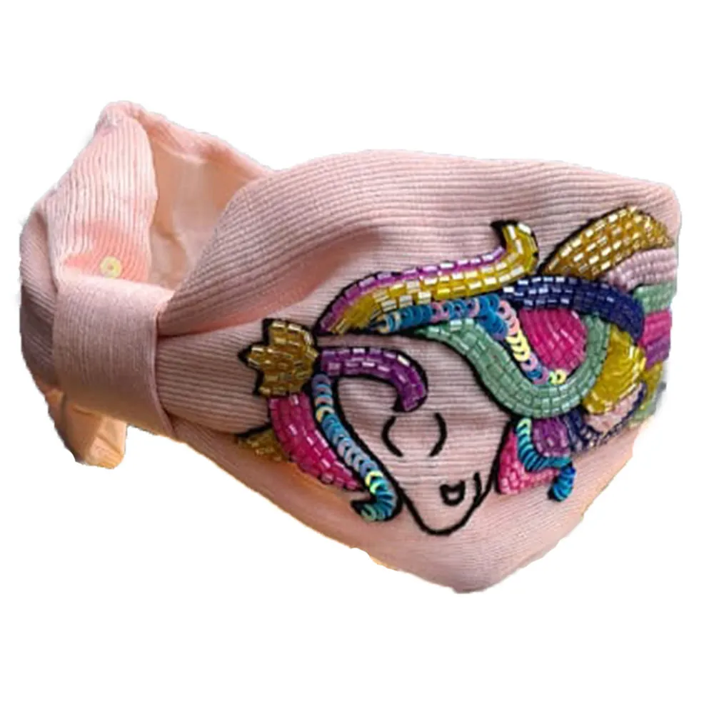 Diya Aswani Light Pink Unicorn Hairband