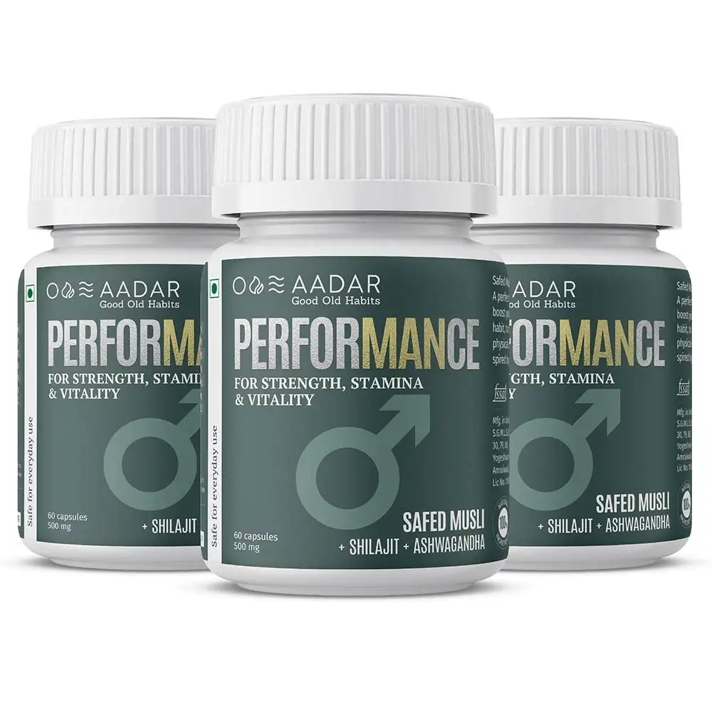 Aadar Performance Pack of 3,  60 capsules