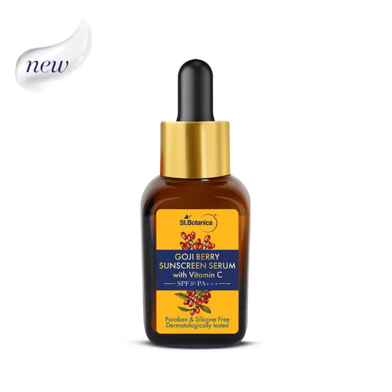 St.Botanica Goji Berry SPF50 PA+++ Serum With Goji Berry & Vitamin C For Youthful Glow, No Parabens