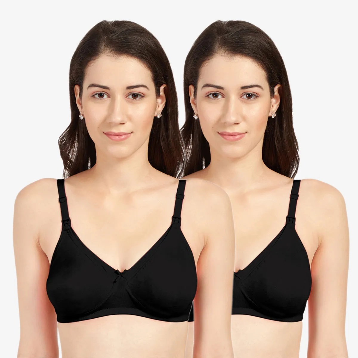 Sonari Babycare Non-Padded Maternity Bra - Black (36B)