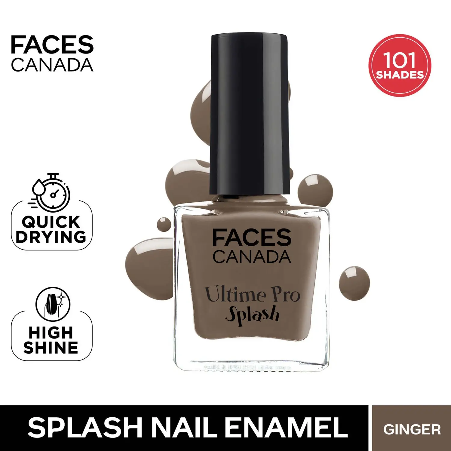 Faces Canada Ultime Pro Splash Nail Enamel Ginger 37