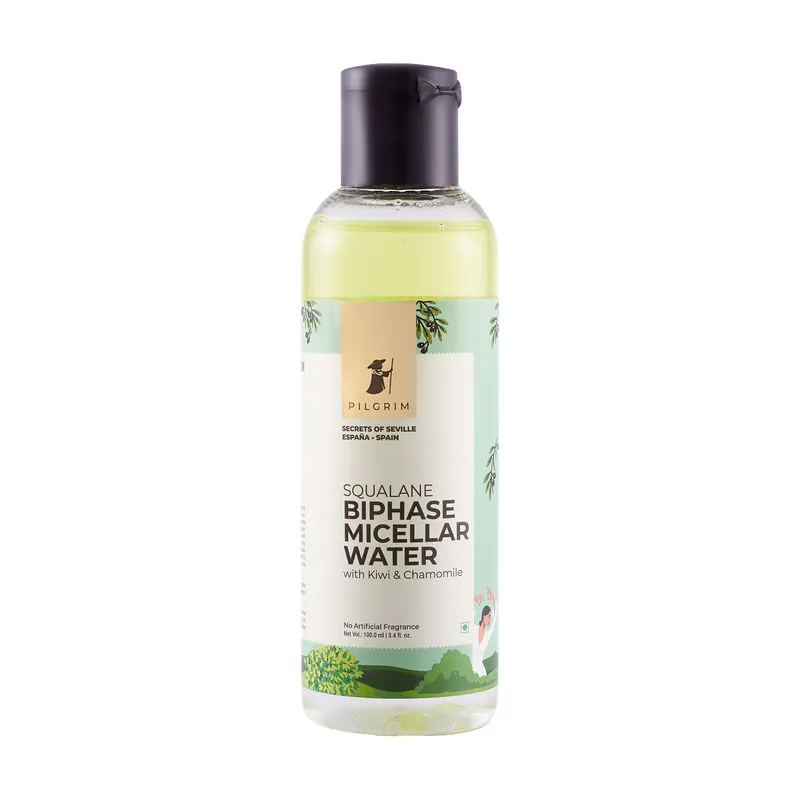 Pilgrim Squalane Biphase Micellar Cleansing Water with Chamomile & Kiwi