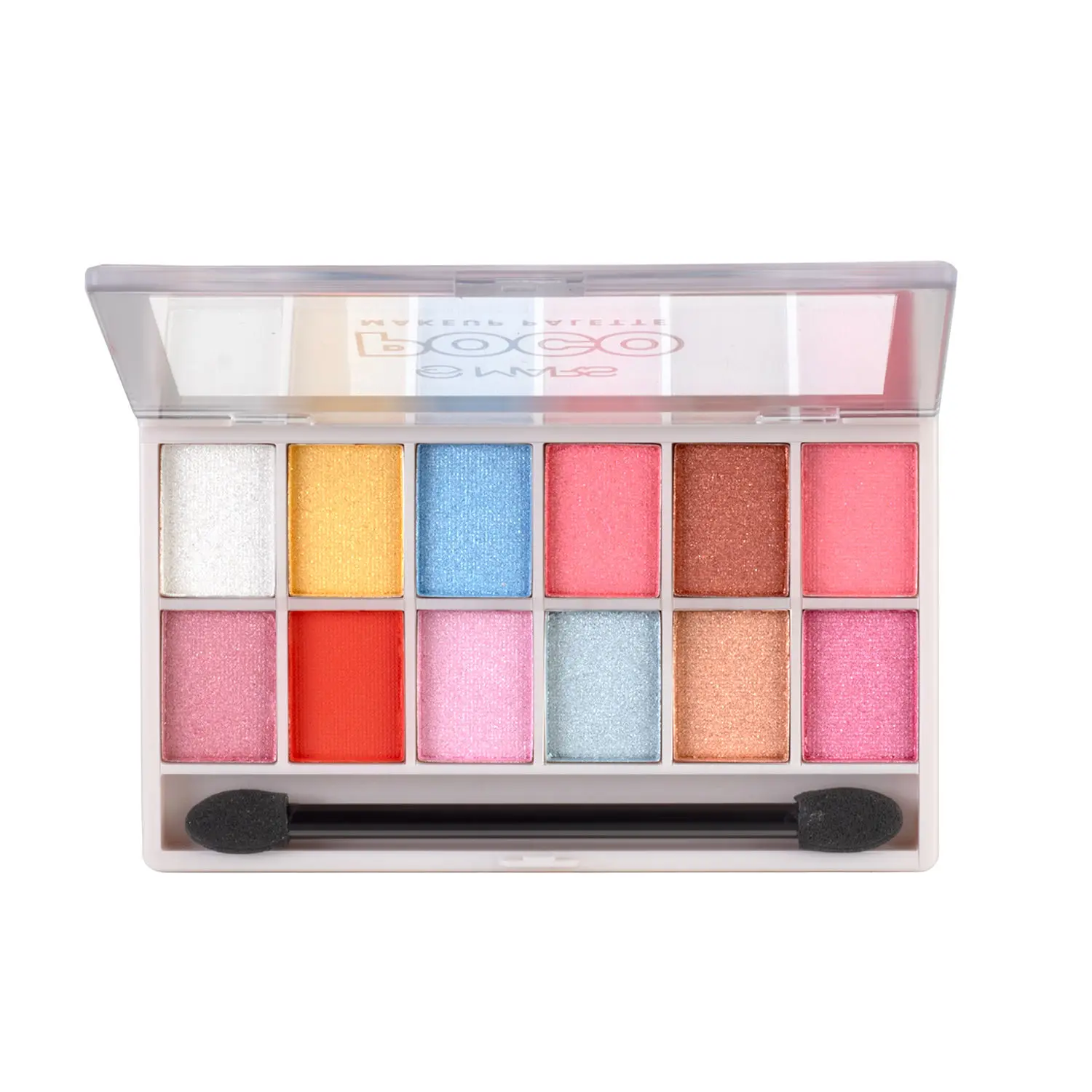 MARS Poco Makeup Palette with Eyeshadow, Compact, Highlighter and Blush - 01 | 20g