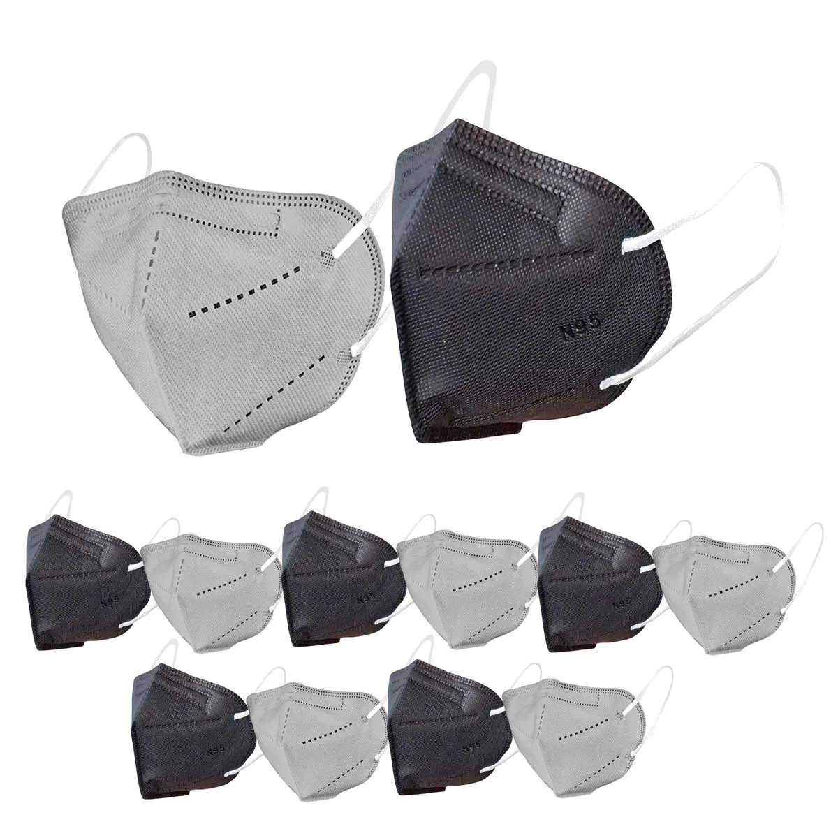 OOMPH Pack of 8 Kn95/N95 Anti-Pollution Reusable 5-Layer Mask