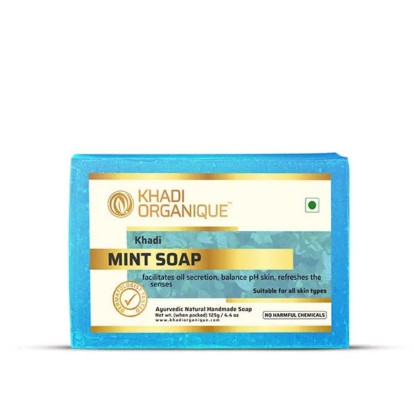 Khadi Organique Pure Mint Soap