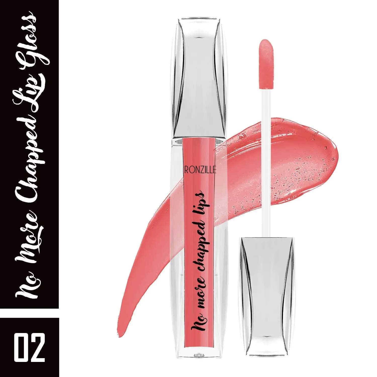 Ronzille No More Chapped lip Fancy Colored Lip Gloss -02