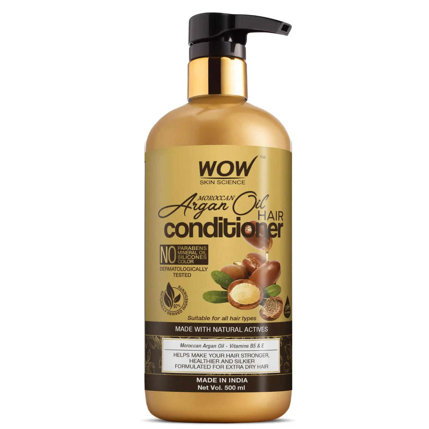 WOW Skin Science Moroccan Argan Oil Hair Conditioner (500 ml)