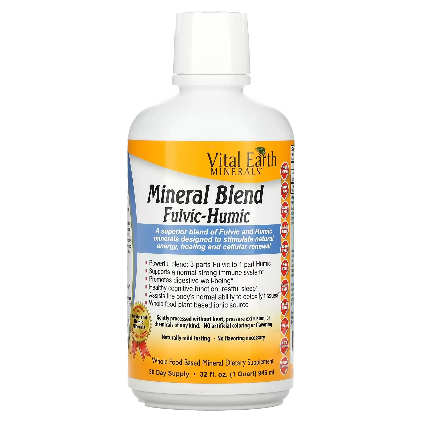 Mineral Blend Fulvic-Humic, 32 fl oz (946 ml)