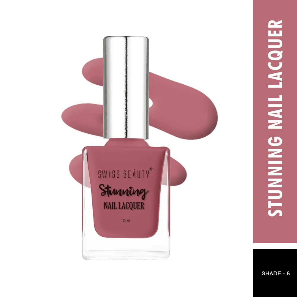 Swiss Beauty Stunning Nail Lacquer - 6 Munich mulberry