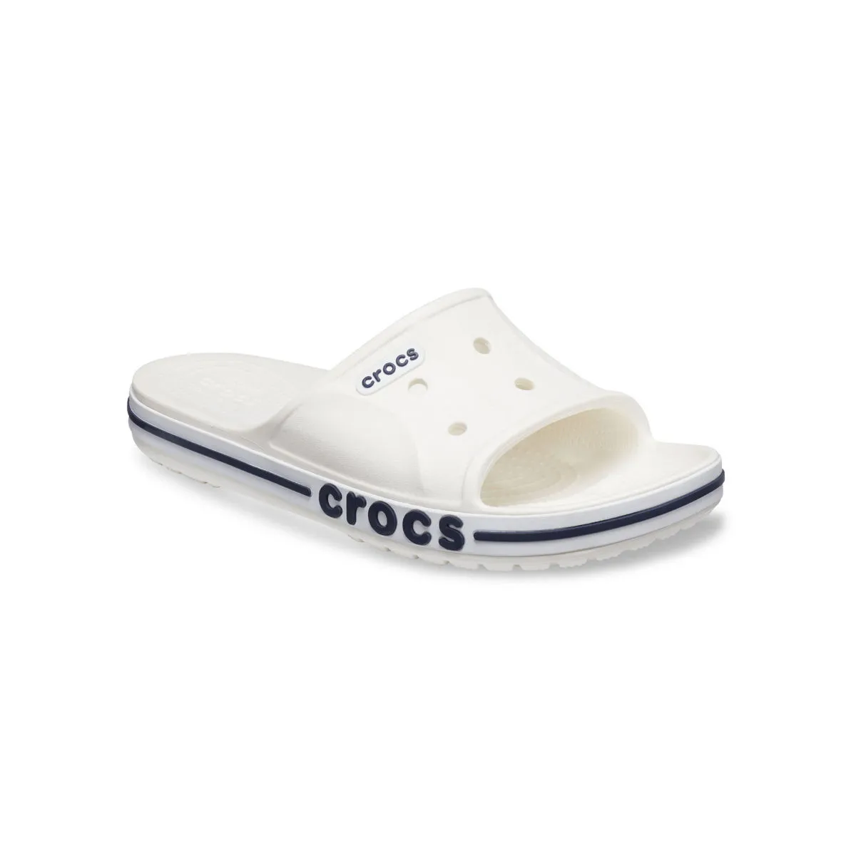 Crocs White Bayaband Unisex Flipflops (EURO 41-42)