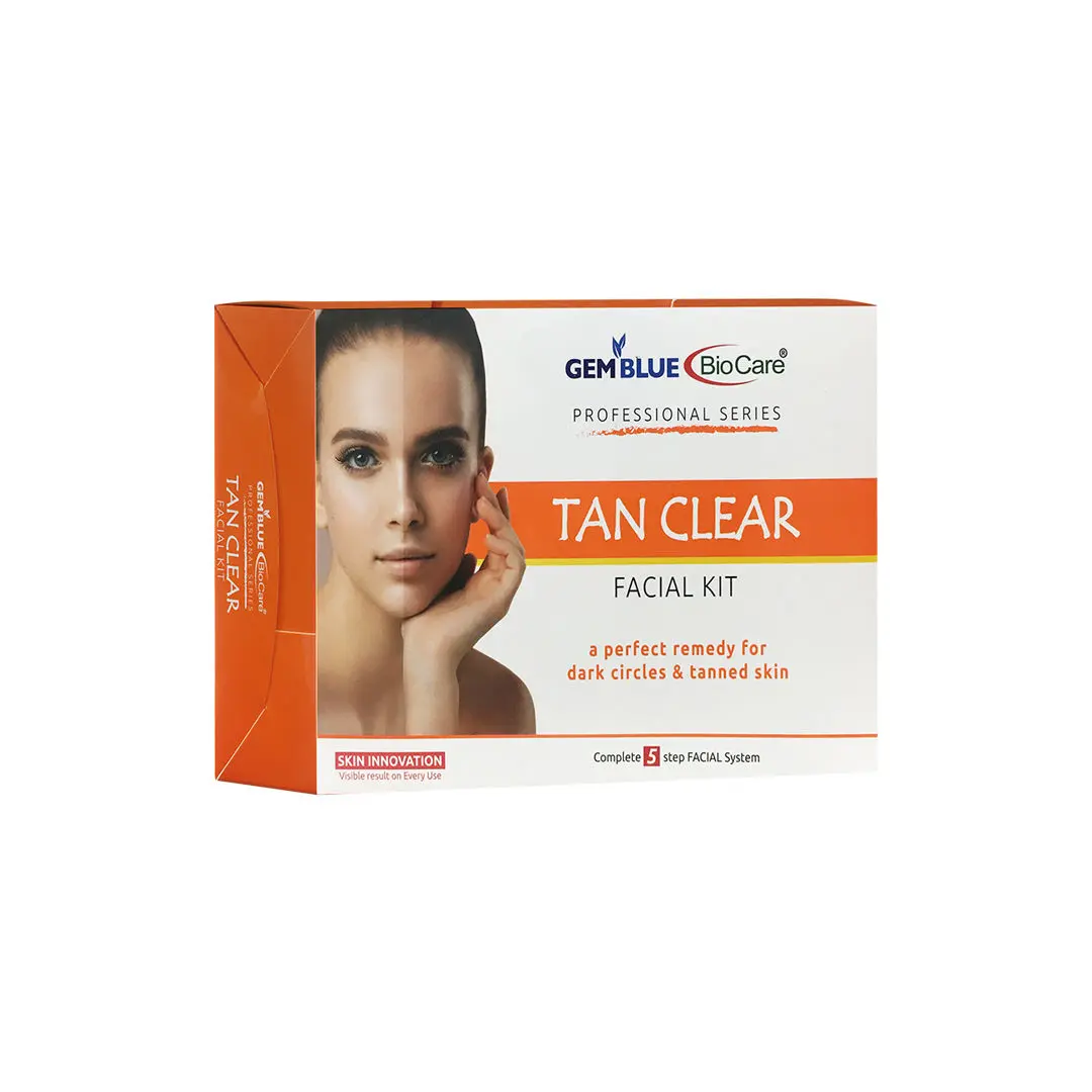 Gemblue Biocare Tan Clear Facial Kit for Dark Circles & Tanned Skin, 400gm