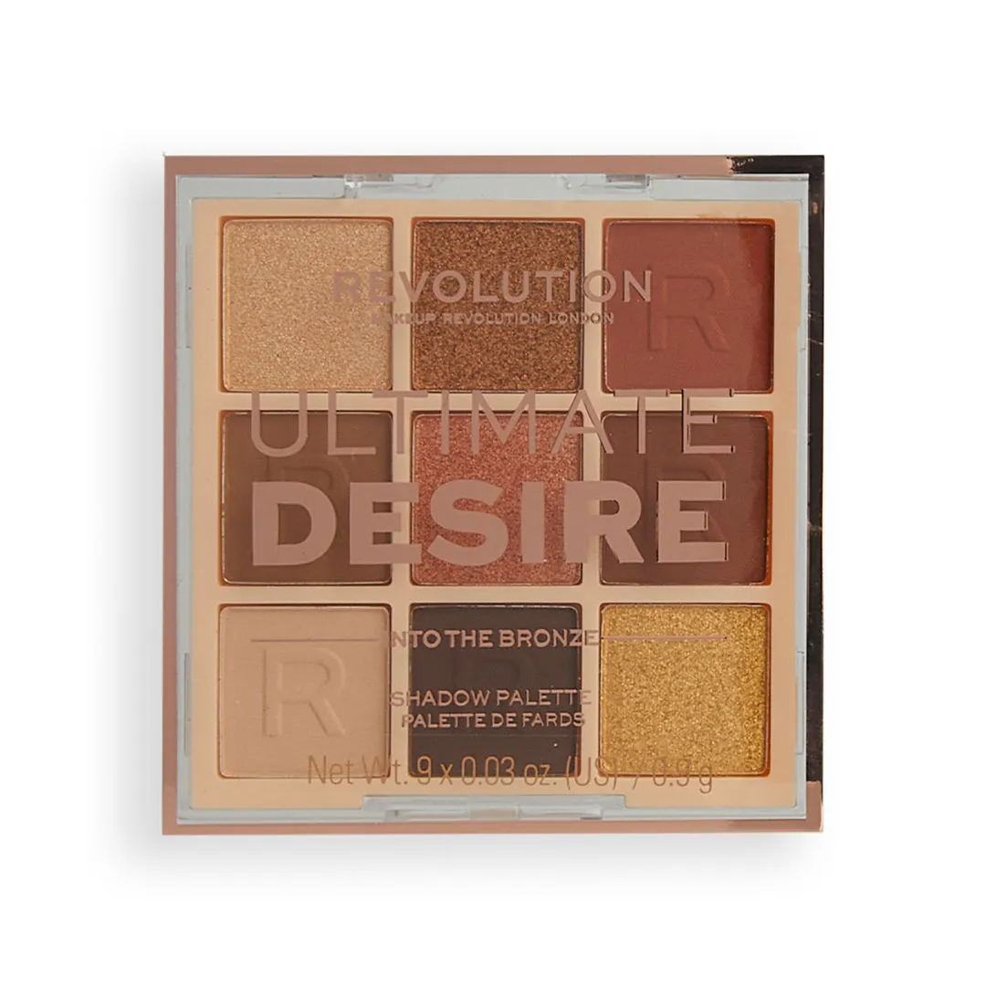 Makeup Revolution Ultimate Desire Shadow Palette - Into The Bronze