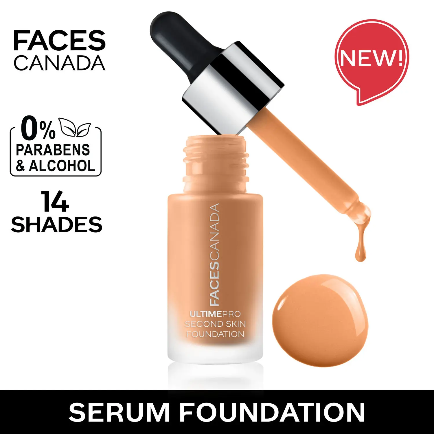 Faces Canada UltimePro Second Skin Foundation Soft Sand 041 (15 ml)