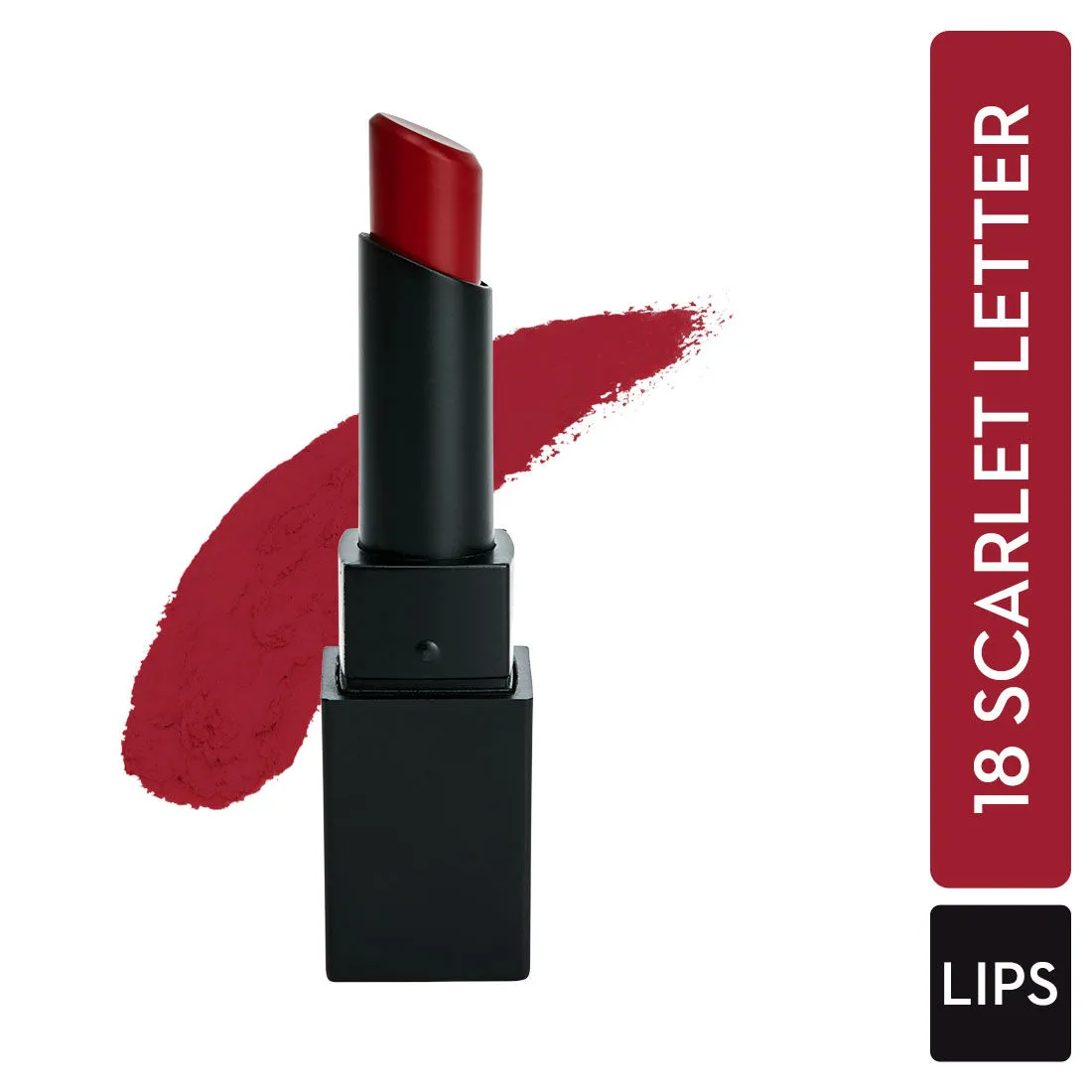 SUGAR Nothing Else Matter Longwear Lipstick - 18 Scarlet Letter (Pure Red)