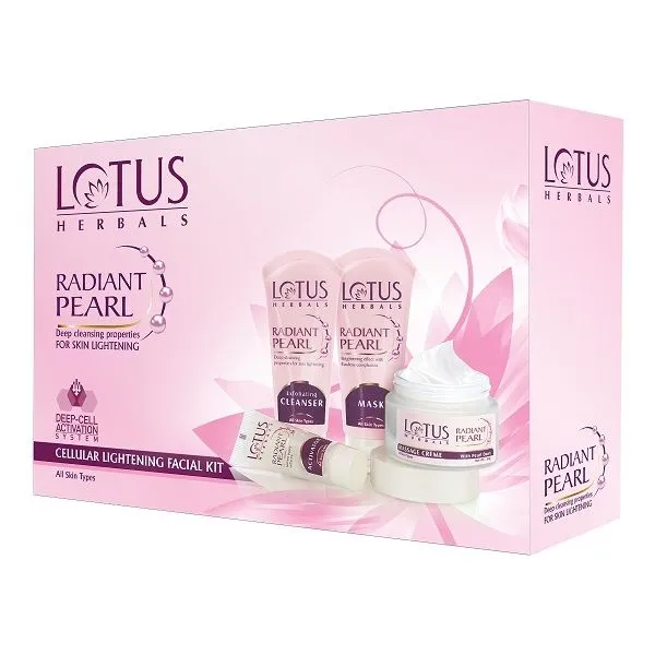 Lotus Herbals Radiant Pearl Cellular Lightening Facial Kit