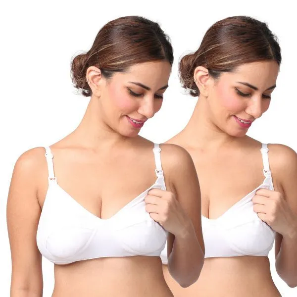 Morph Maternity Pack Of 2 Nursing Bras - White (40B)