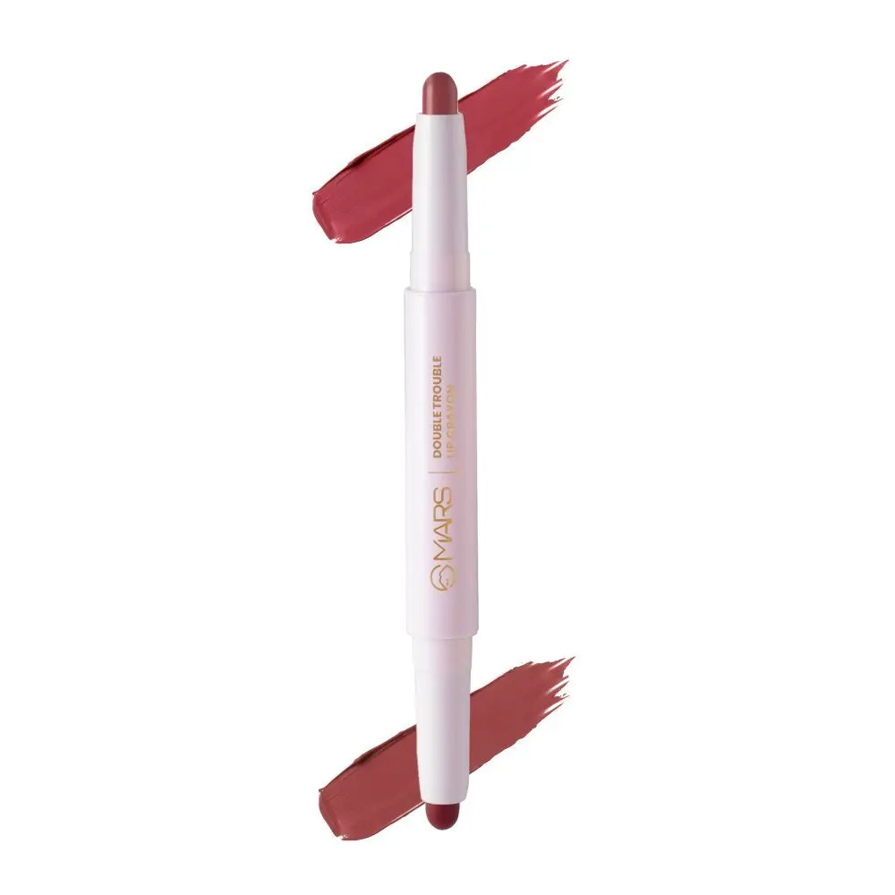 MARS Double Trouble Lip Crayon Lipstick - Woody Walnut (4 g)