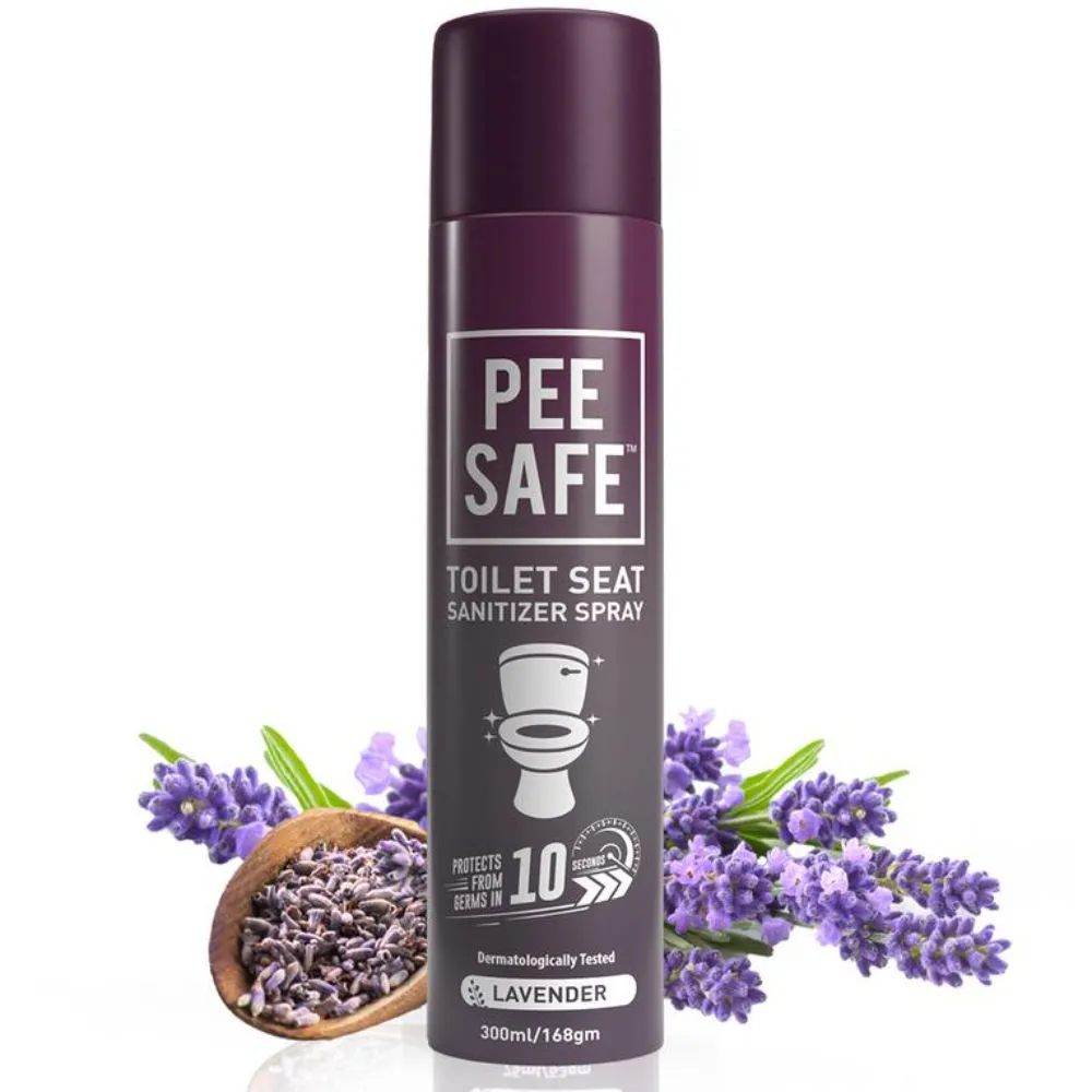 Pee Safe Toilet Seat Sanitizer Spray Lavender