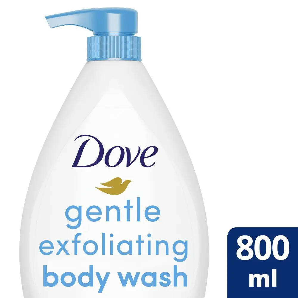 Dove Gentle Exfoliating Beads Body Wash For Softer Smoother Skin 800 ml