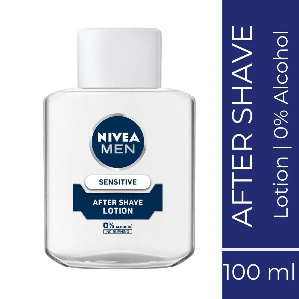 Nivea Men Sensitive After Shave Lotion (100 ml) with 0% alcohol