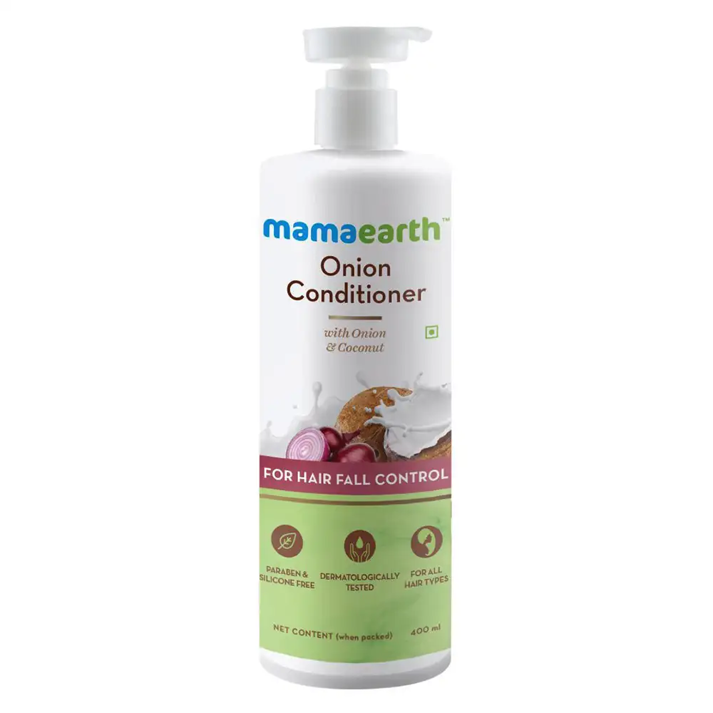 Mamaearth Onion Conditioner,  400 ml  with Onion & Coconut Oil for Hair Fall Control