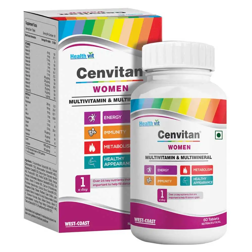 Healthvit Cenvitan Women,  60 tablet(s)  Unflavoured