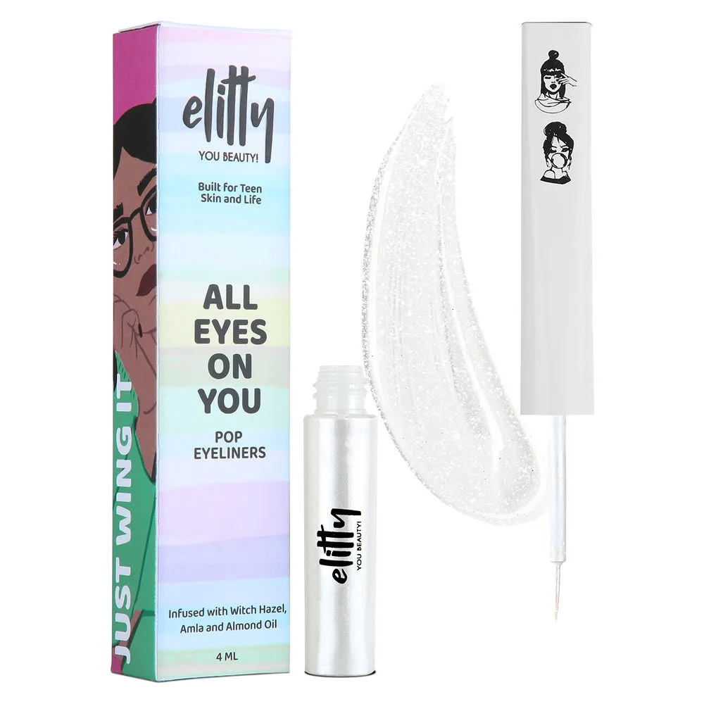 Elitty All Eyes On You Mettalic Pop Eyeliners - Cloud Nine