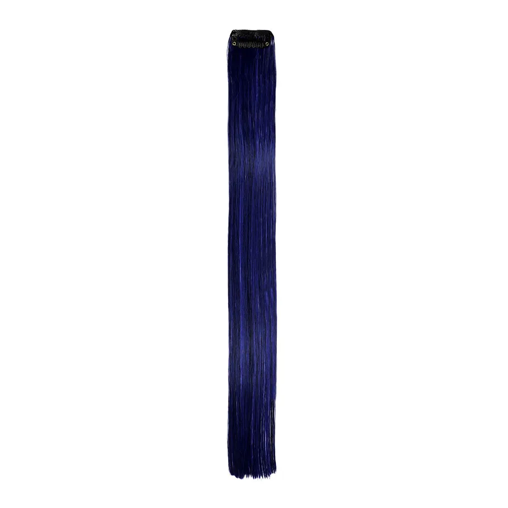 Streak Street Midnight Blue Straight Clip-On Strands