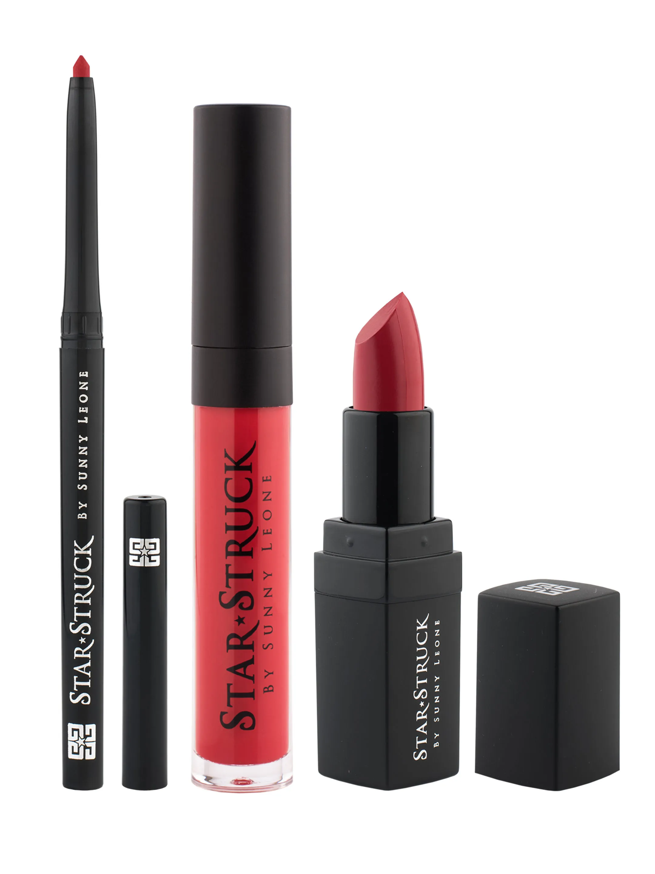 Star Struck Cherry Bomb 3 Piece Lip Kit