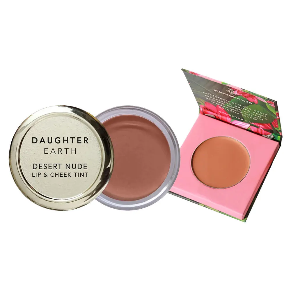 Daughter Earth Concealler (Cappuccino) + Lip And Cheek Tint (Desert Nude)