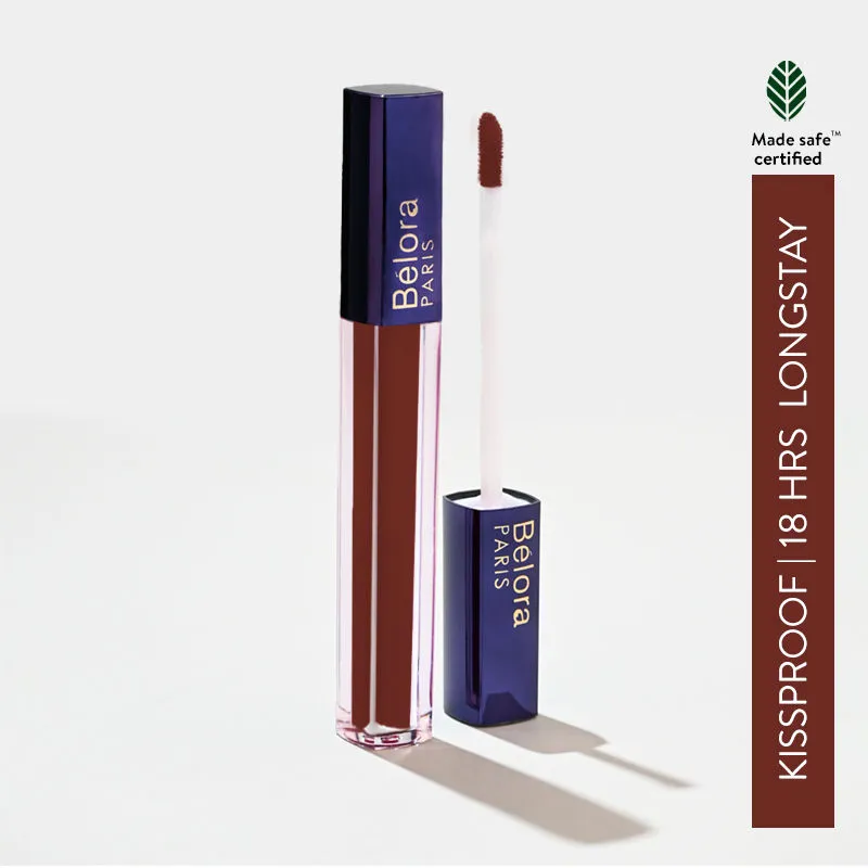 Belora Paris Long Liquid Lipstick - Earthy Kiss