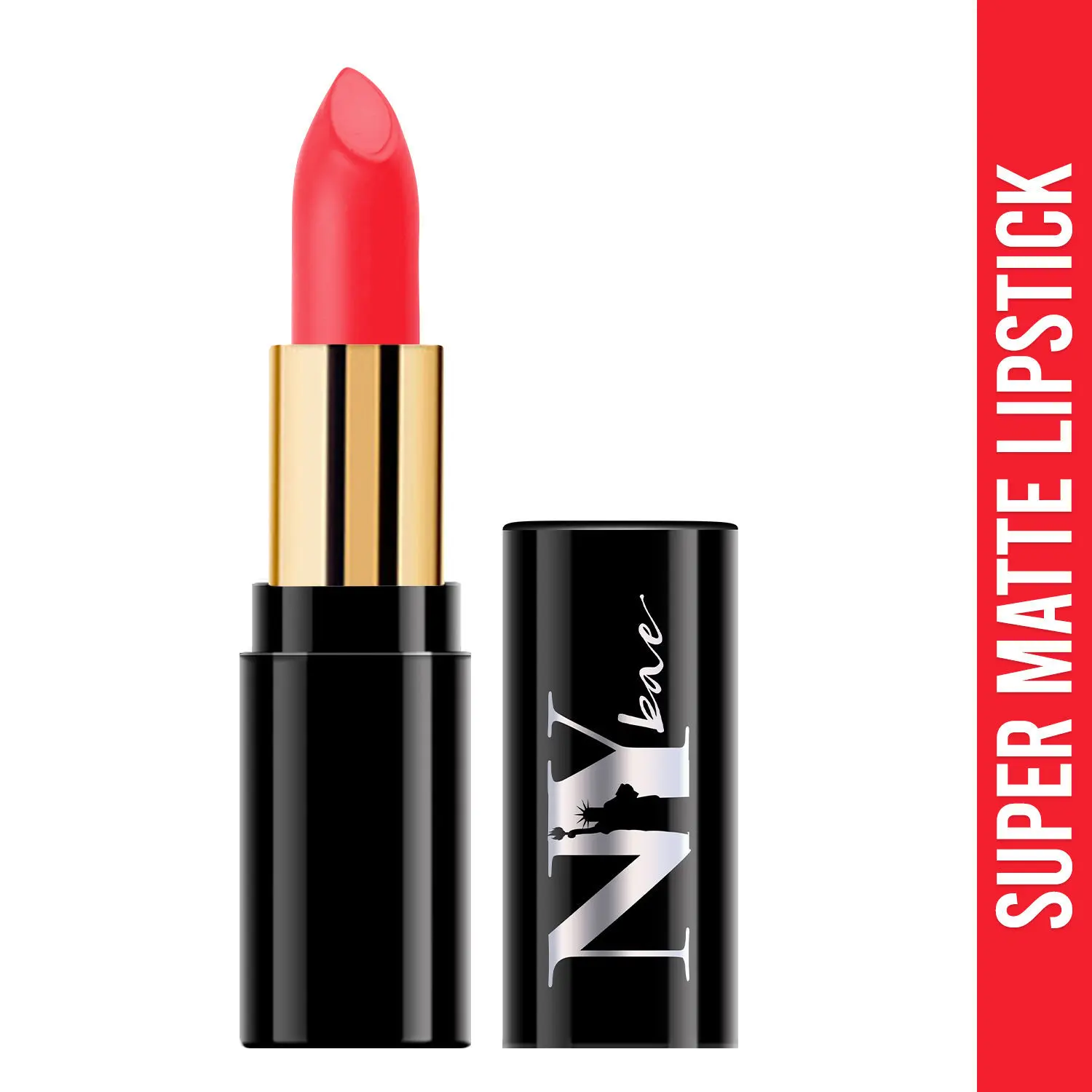 NY Bae Super Matte Lipstick - Magnanimous Melissa 2 (4.2 g) | Pink | Loaded With Vitamin E | Rich Colour | Long lasting | Smudgeproof | Vegan