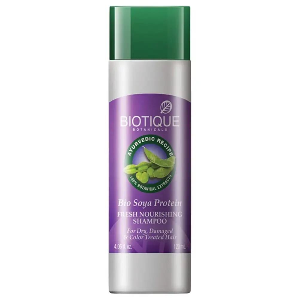 Biotique Bio Fresh Nourishing Shampoo,  120 ml  for Dry, Damaged & Color Treated Hair